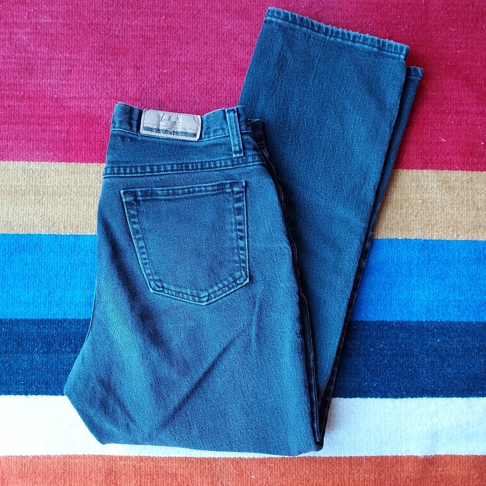 Vintage Blu Jeans Faded Black Denim